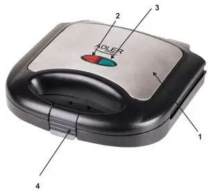 ADLER AD 3015 Sandwich Maker - 1