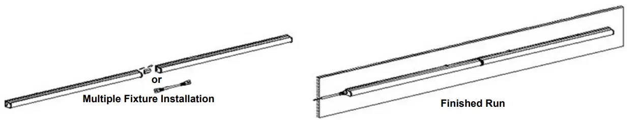 super bright leds IT5 NW24 Linkable Linear LED Light Fixture - Installation 2