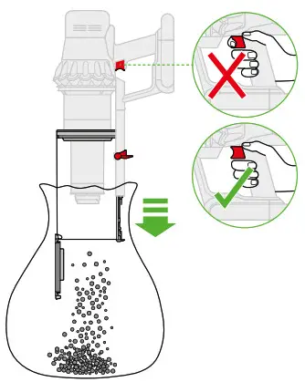 dyson 347776-01 V11 Outsize Stick Vacuum with Radial Root Cyclone - Emptying your bin 3
