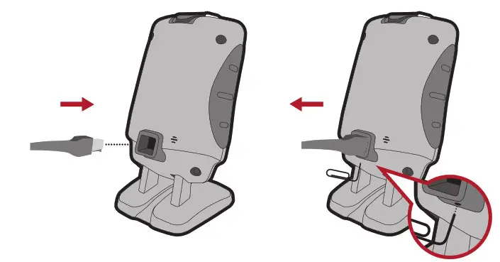 CR5000 Barcode Scanner- Detaching a Cable