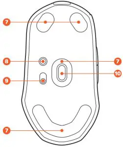 steelseries M00027 Wireless Mouse - CPI Button