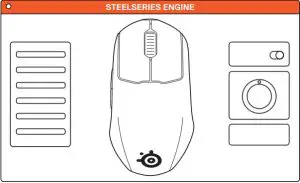 steelseries M00027 Wireless Mouse - STEELSERIES ENGINE