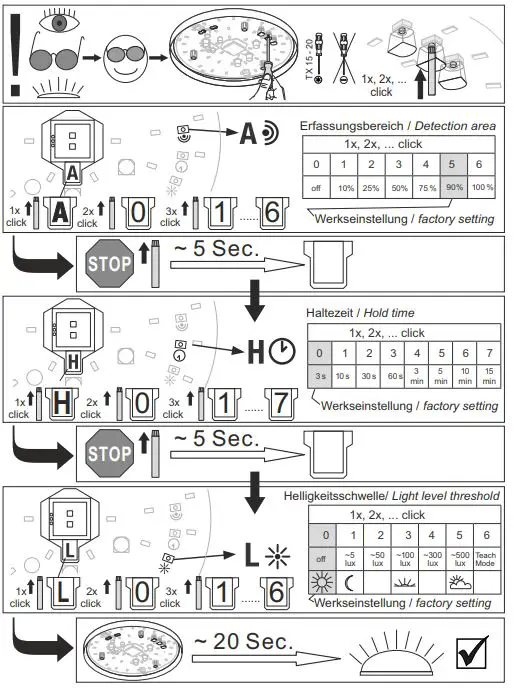 RZB LIGHTING Master HF-Motion Detector Sensor 3