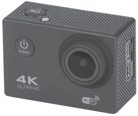 NEXTECH QC8071 4K UHD Wi Fi Action Camera with LCD