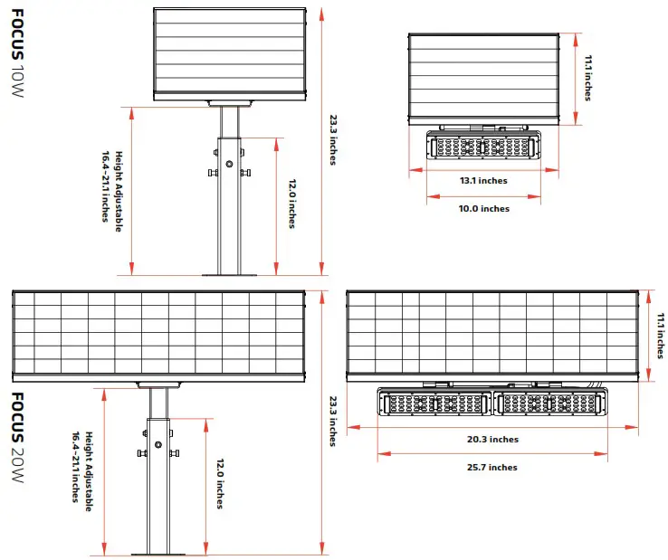 SOLTECH Focus Sign Lights 10W and 20W - Introduction