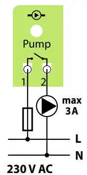 SALUS KL08NSB Wiring centre 8 zones 230 V - jumper 9