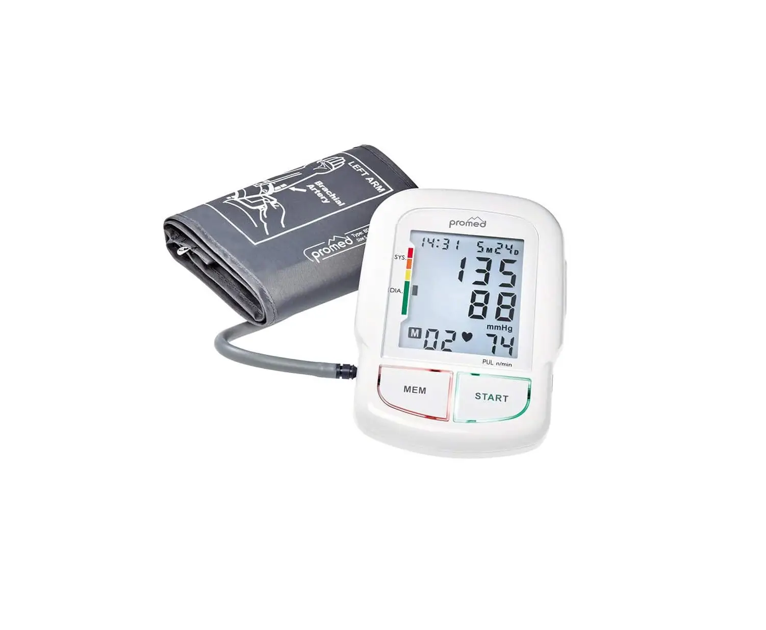 Promed Bds-700 Upper Arm Blood Pressure Monitor Instruction Manual
