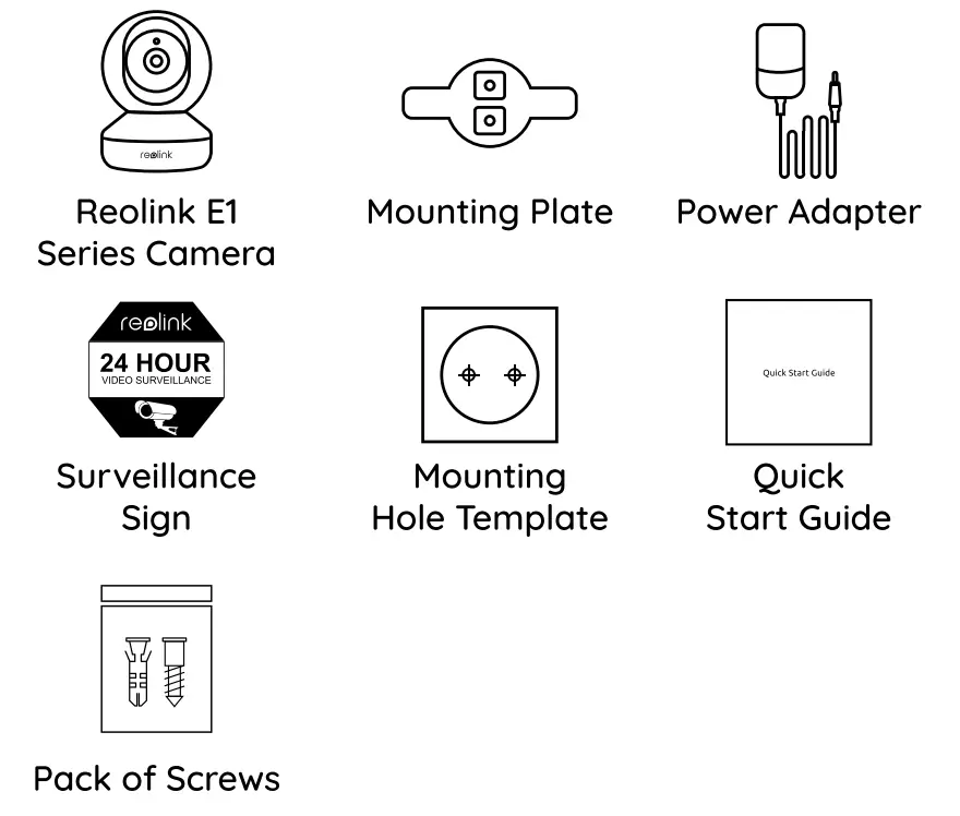 reolink E1 Series Outdoor Wi-Fi PTZ Smart Camera - box