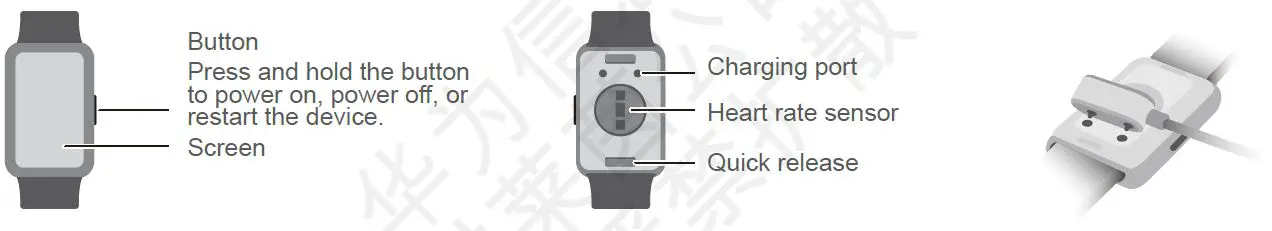 HUAWEI TIA-B09 Smart Watch 1.64 Inch Amoled Display 1