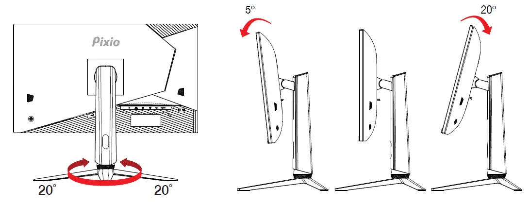 pixio PX277 PRO 27in IPS WQHD 165Hz Gaming Monitor 4