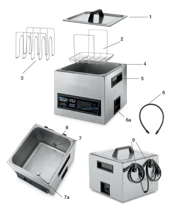 WARNING COMMERCIAL Thermal Circulators Stainless Steel Integrated Bath System-fig3