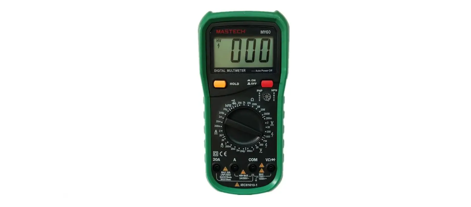 Mastech My60 Digital Multimeter User Guide