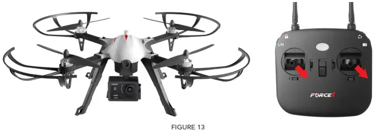 USA Toyz F100 Ghost Brushless Drone with Action Camera - CALIBRATION CONTINUED