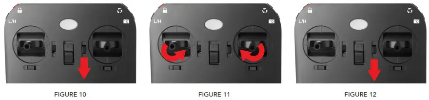 USA Toyz F100 Ghost Brushless Drone with Action Camera - TRANSMITTER CALIBRATION