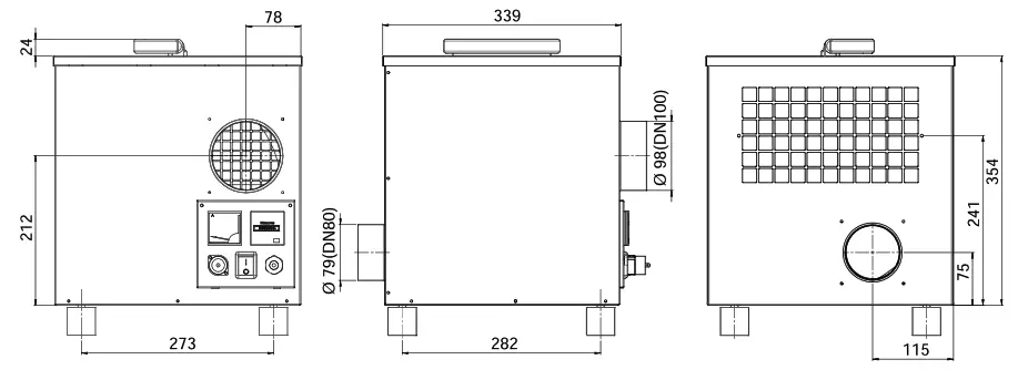 Trotec TTR160 desiccant dehumidifier - fig 10