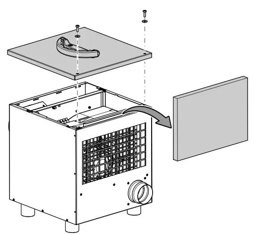 Trotec TTR160 desiccant dehumidifier - fig 4