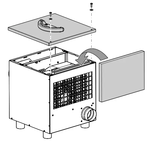 Trotec TTR160 desiccant dehumidifier - fig 6