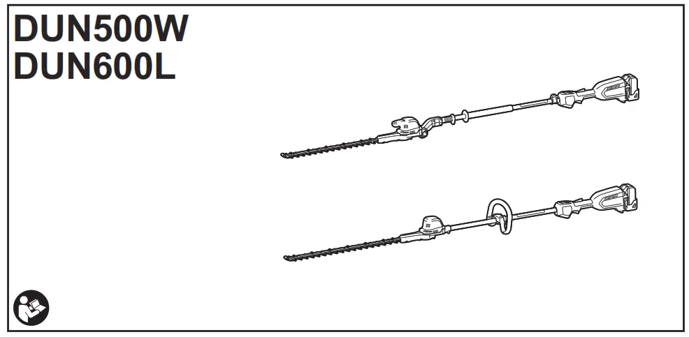 makita DUN600L Cordless Pole Hedge Trimmer -