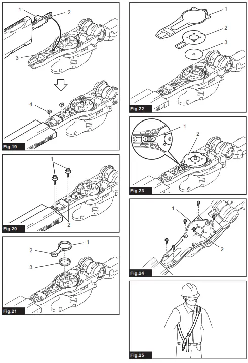 makita DUN600L Cordless Pole Hedge Trimmer - fig 4