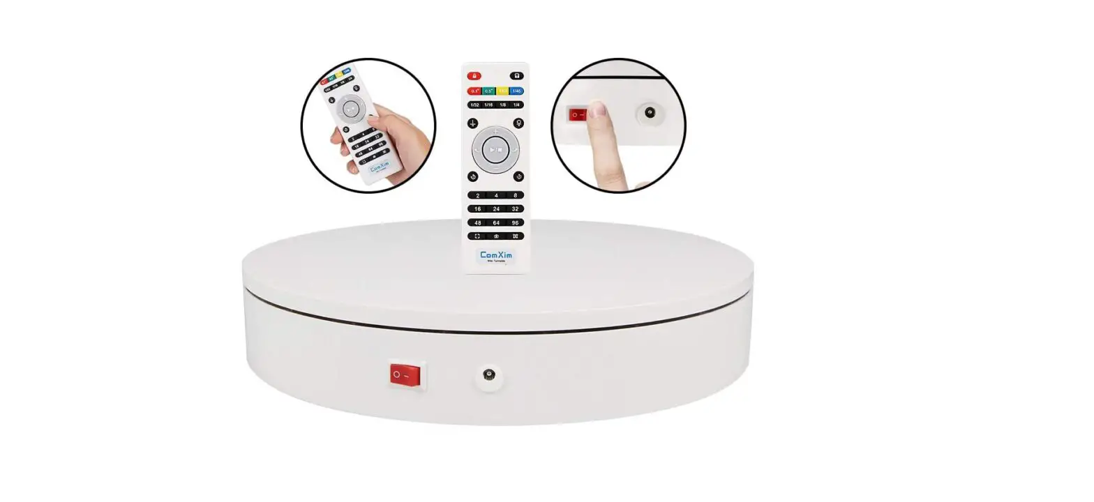 Comxim Professional 360 Degree Photography Turntable For Product Photography-instruction Comxim Professional 360 Degree Photography Turntable For Product Photography-instruction