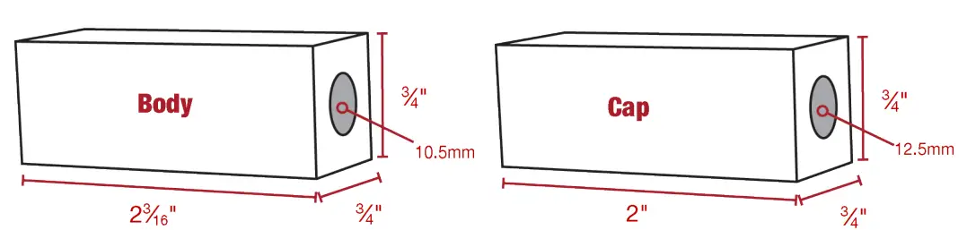 WOODCRAFT-77E55-Chevron-Die-Cut-Rollerball-and-Fountain-Pen-Kit-2