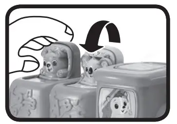 vtech 80-151100 Pop and Sing Animal Train - Figure 12