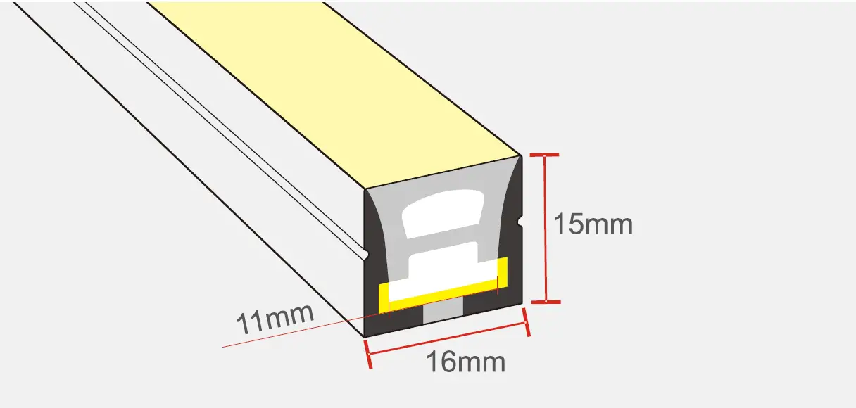SurMountor N1615P LED Neon Flex Silicone Tube 02
