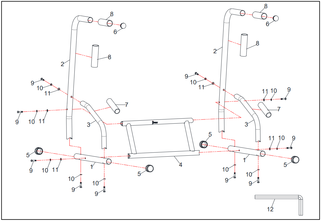 SUNNY HEALTH FITNESS SF XF921050 Multifunction Strength Bar - FIG 1