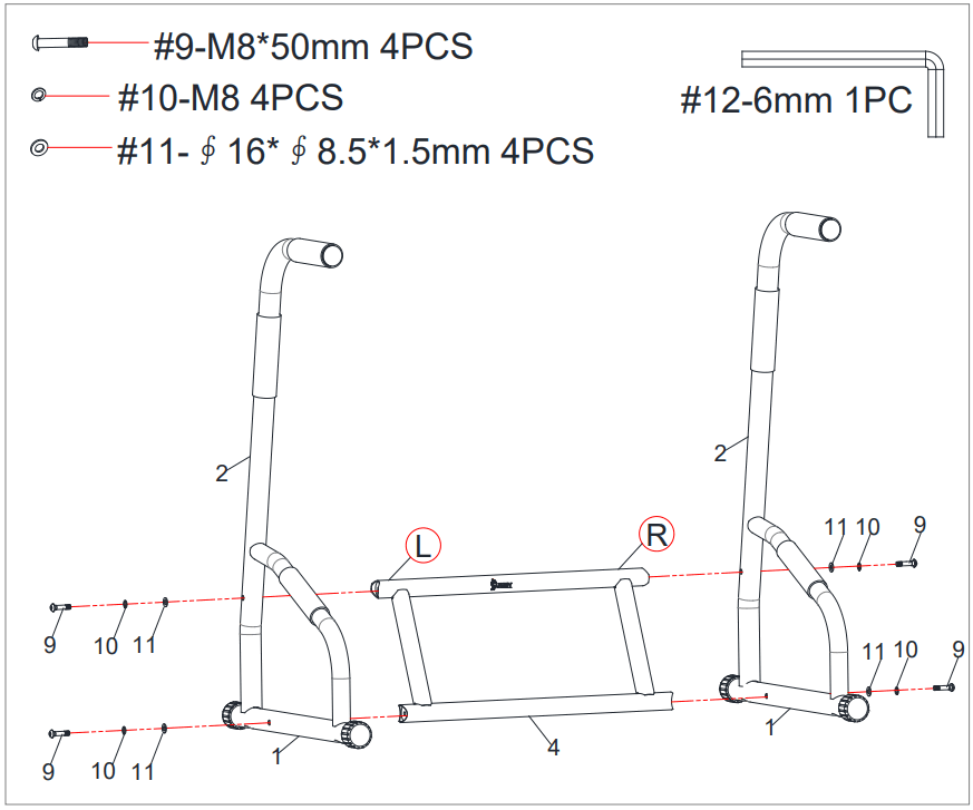 SUNNY HEALTH FITNESS SF XF921050 Multifunction Strength Bar - FIG 4