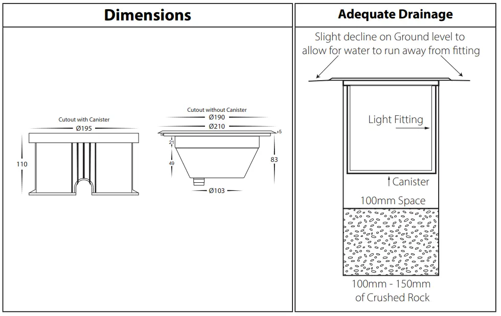 havit HV1843T Split Inground Light -