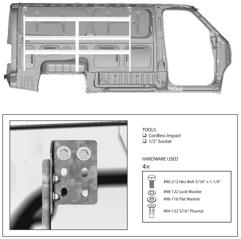 RANGER DESIGN N4 RA84-3 Shelving - BRACKETS