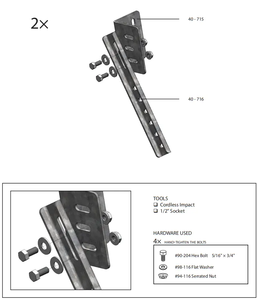 RANGER DESIGN N4 RA84-3 Shelving - adjustment
