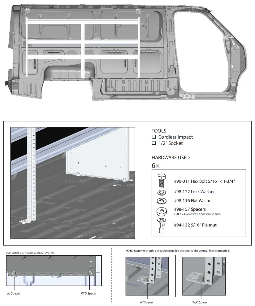 RANGER DESIGN N4 RA84-3 Shelving - ranger floor