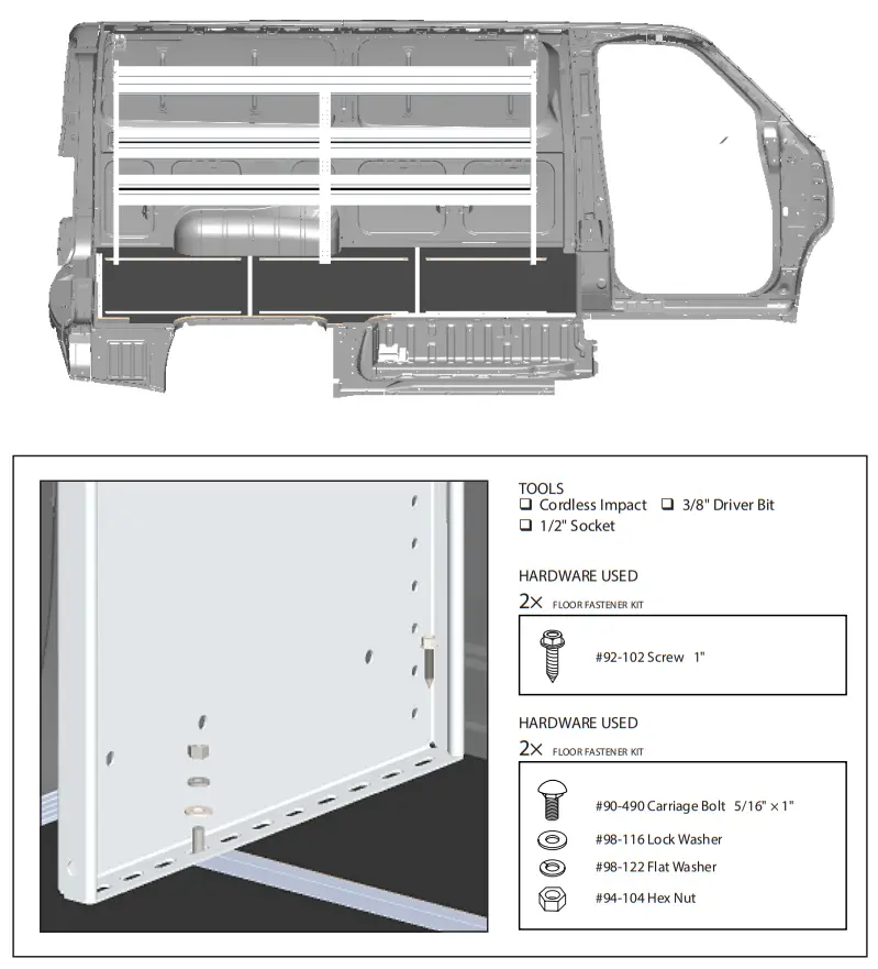 RANGER DESIGN N4 RA84-3 Shelving - with ranger
