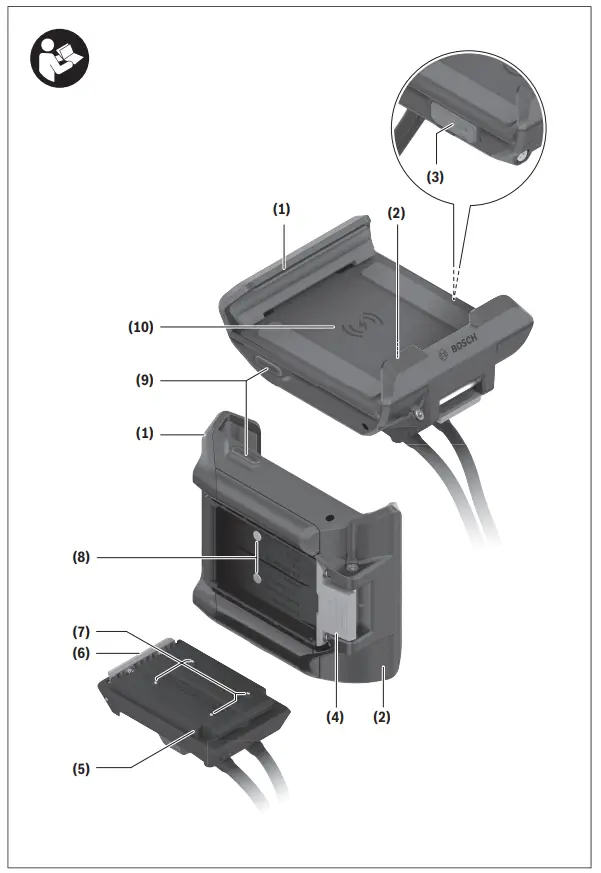 BOSCH BSP3200 SmartphoneGrip Phone Holder - fig 1
