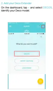 Add your deco Extender