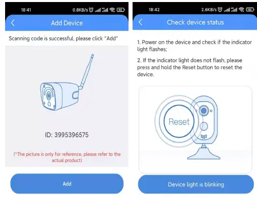 Cameras T-CL6021LF-W44J Smart Camera with Battery-12