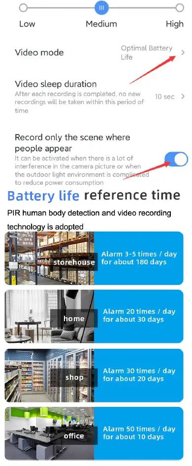 Cameras T-CL6021LF-W44J Smart Camera with Battery-48