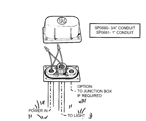 HAYWARD SP0580 AstroLite White Incandescent Pool Light fig 7