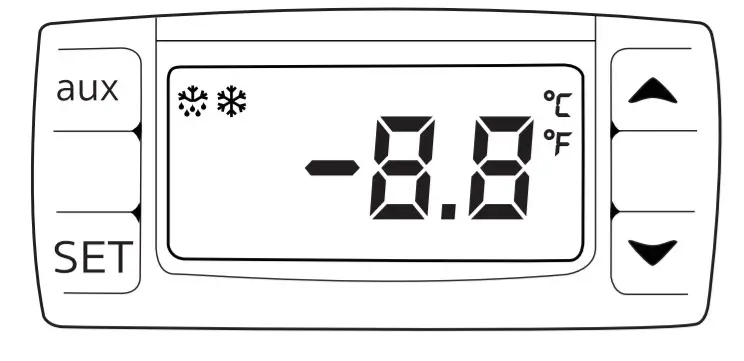 POLAR Stainless Steel Pizza Salad Prep - -Control Panel