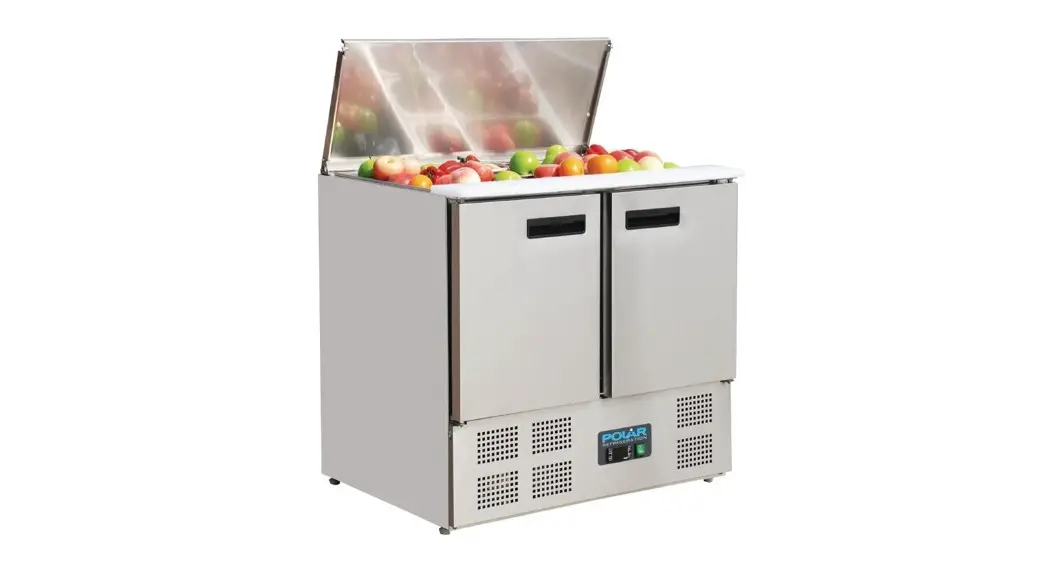 Polar Stainless Steel Pizza Salad Prep/saladette Counter Instruction Manual