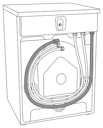ASKO WM85 Washing Machine - INSTALLING THE DRAIN HOSE