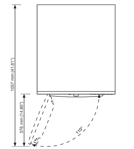 ASKO WM85 Washing Machine - top view)