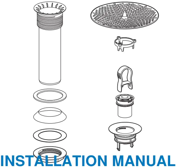 GEBERIT 152441461 90mm Drain Set 1A01