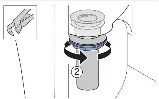 GEBERIT 152441461 90mm Drain Set 2-4B