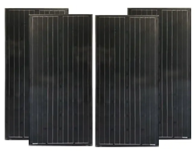 Crystalline Off Grid 12-Volt High Performance Complete Solar Panel Kit -