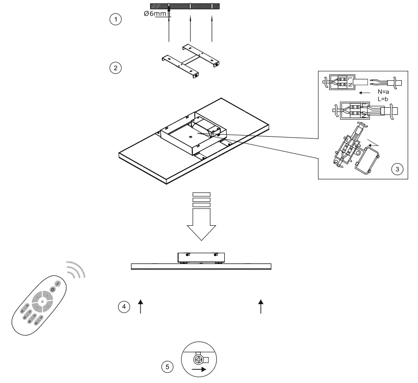Paul Neuhaus 8487-16 Frameless LED Panel