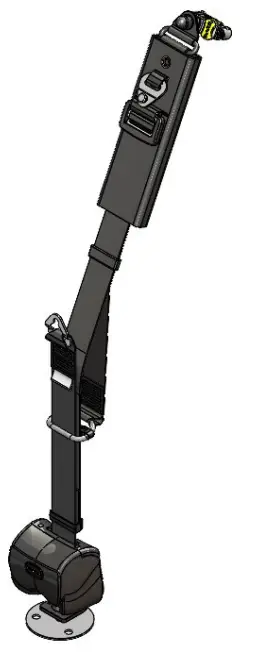 BraunAbility P-WBR Pin Wav Occupant Belt