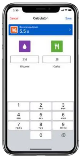 inpen LBL 00706 AH Smart Insulin Pen Dose Calculator