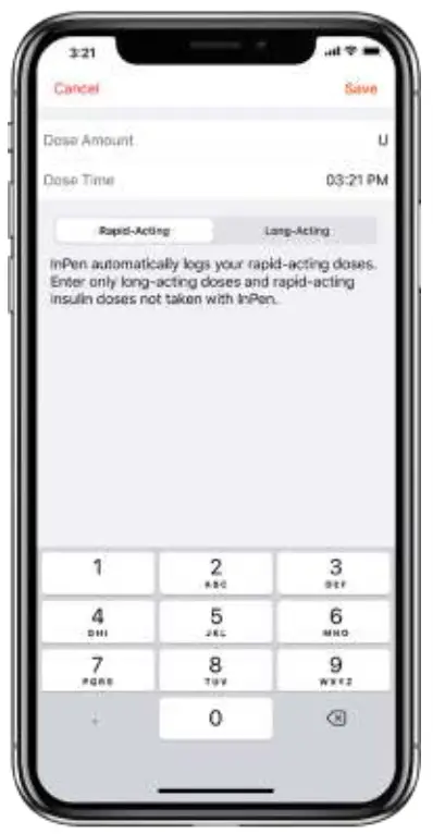 inpen LBL 00706 AH Smart Insulin Pen Log Dose